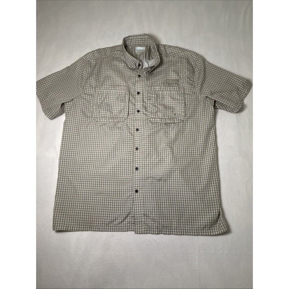 Men’s Pacific Trail Vented Shirt Fishing‎ Hiking Outdoors Button Up Size XXL Tan